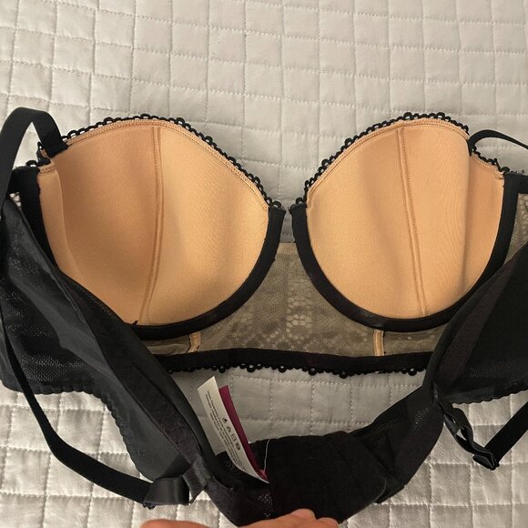 ADORE ME Nymphadora Contour Lace Bra in Black, Size 38B - Picture 6 of 6
